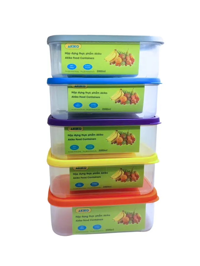 Hộp thực phẩm AKIKO 2000ml